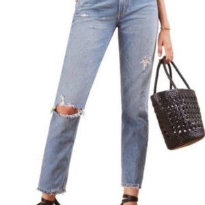 Reformation Julia Crop Cigarette Jean Size 31